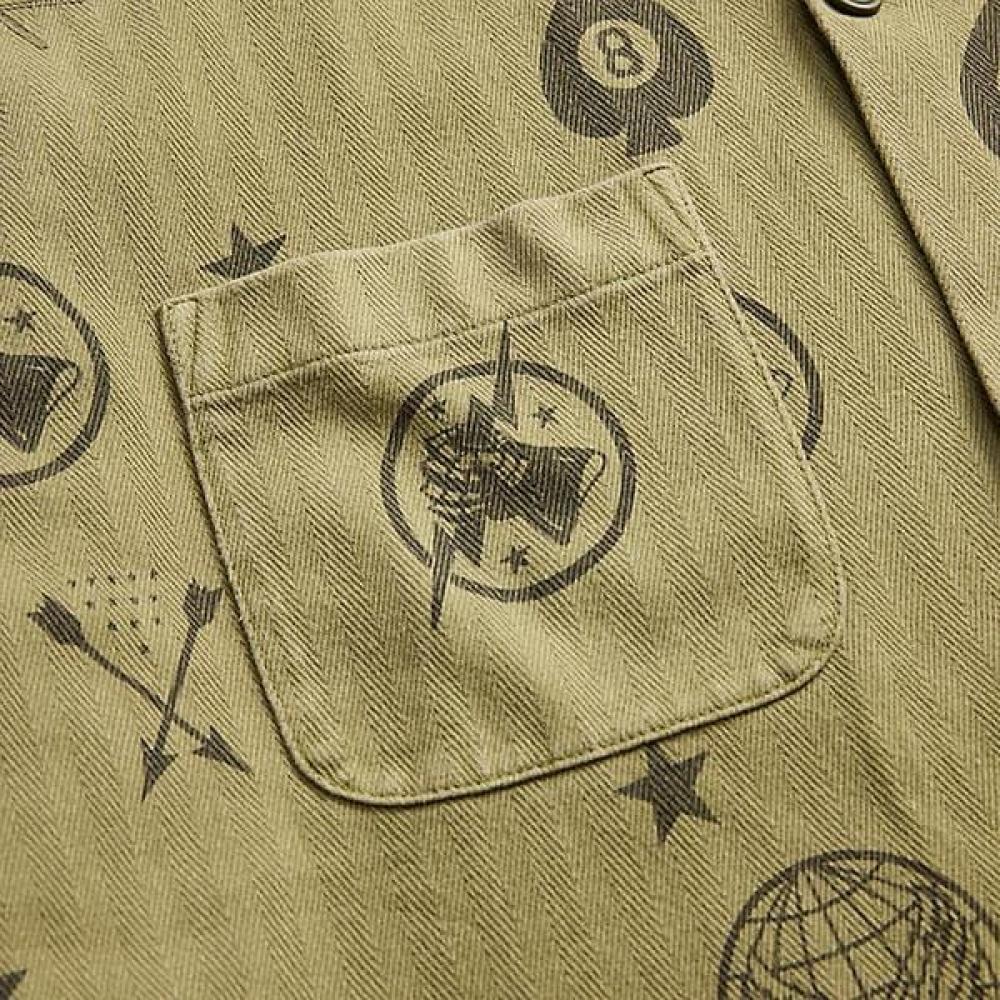 Double Rl Herringbone Knit Camp Shirt Mnrrkni1n820029300