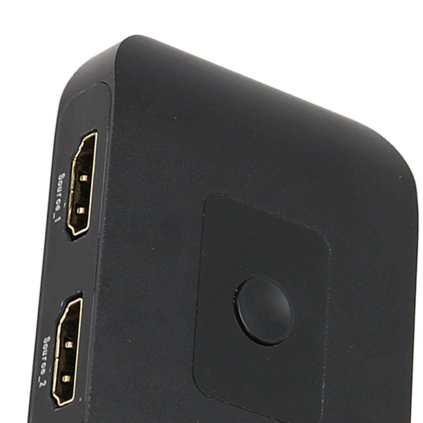 

Интерфейс HD Multimedia 2.1, коммутатор-разветвитель 2 в 1 выход 8K на 60 Гц 4K на 120 Гц 48 Гбит/с Видеокоммутатор