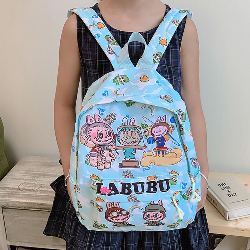School Bag Backpack Children's Bag LABUBU Elementary School Backpack Girl Boy School Backpack 6 Colors