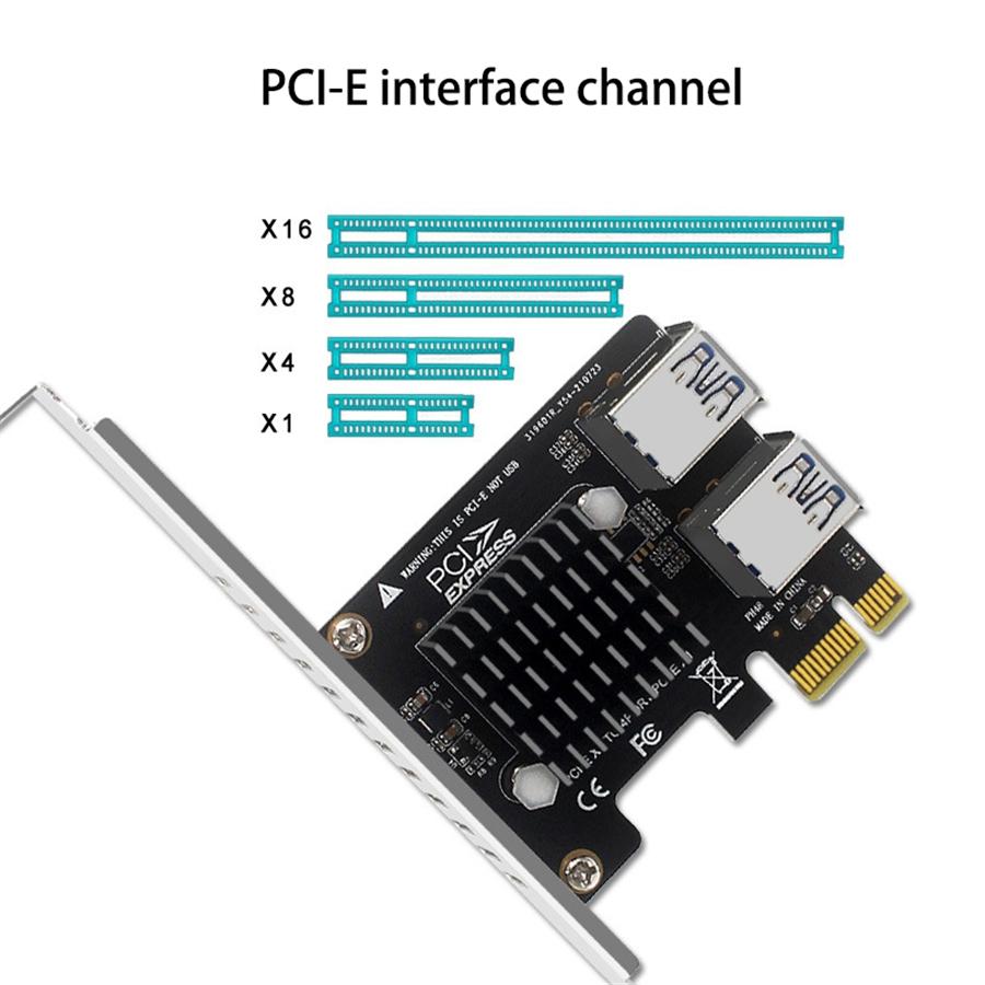 PCI-E Interface Expansion, Effectively Solving the Insufficient PCI-E Interface, This Product Can Be Expanded To 4 PCI-E.