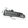 Rhyming Turn Signal Rearview Mirror Lamp Fit For Mercedes Benz CLA  GLA GLK CLS Class W204 W176 W212 Indicator Light