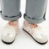 Uformelle flate sko Koreansk stil Mote Damesko Allsidige fritidssko Nisjedesign Hvite sko