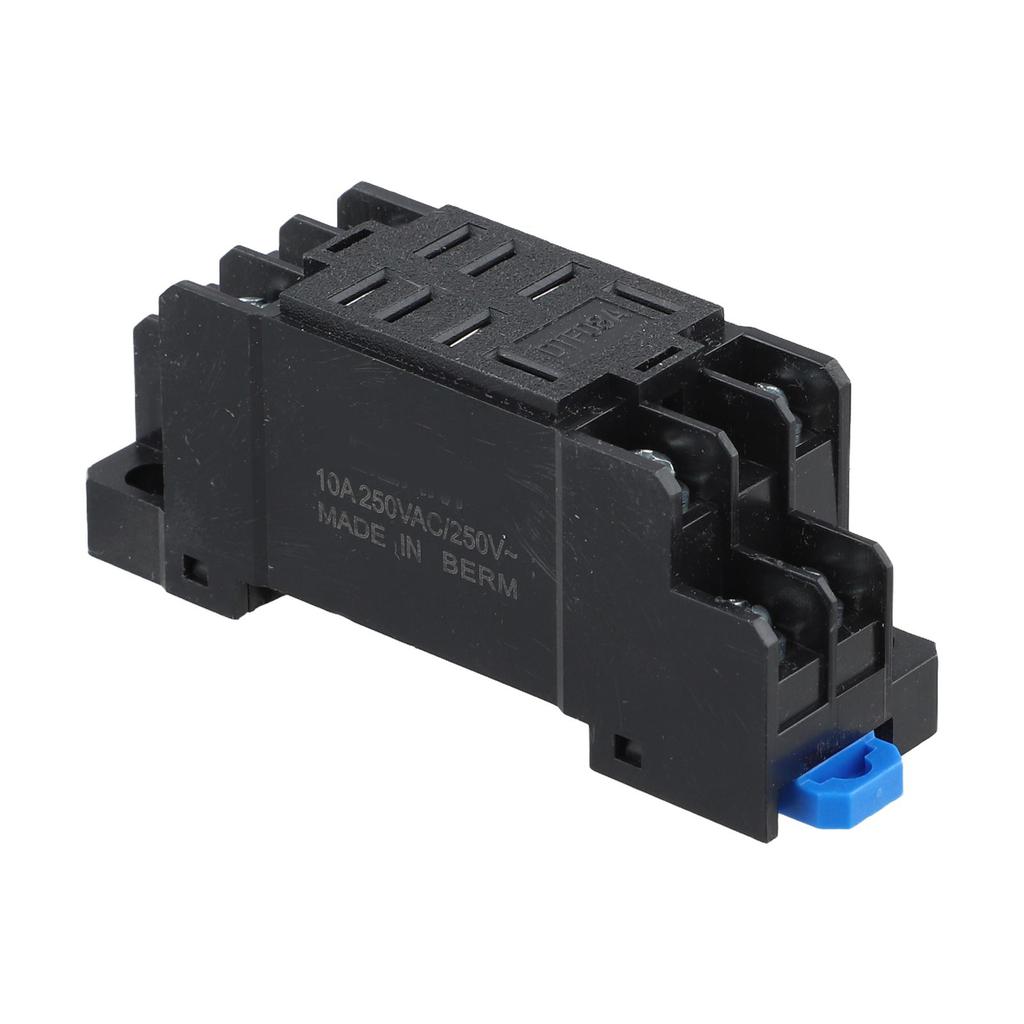 Compatible Relay Socket 8-Pin Socket Base For Electrical Equipment Industrial Equipment Usage 6.8 X 2.2 X 2.8cm