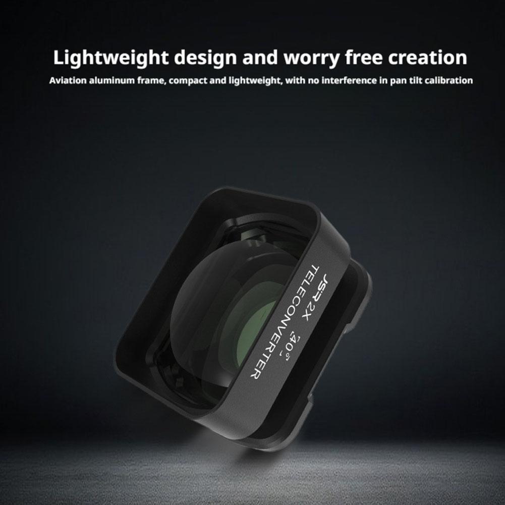 Für DJI Osmo Pocket3 Makro-Zoom-Mikroskopobjektiv mit Magnetsaugfunktion, Telekonverter, HD-Profi-Fotografie-Filterzubehör