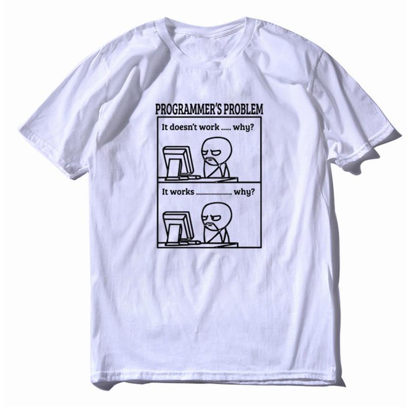 Women's T-Shirt Funny Programmer Design Harajuku O-Neck Top Female Tee Shirts Summer Casual Streetwear Breathable Lady Clothes