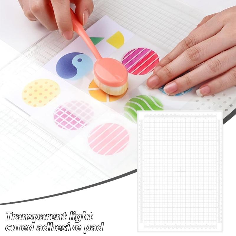 Sturdy ABS Adhesive Sheet Ideal For Templates Fixing And Creative Activity