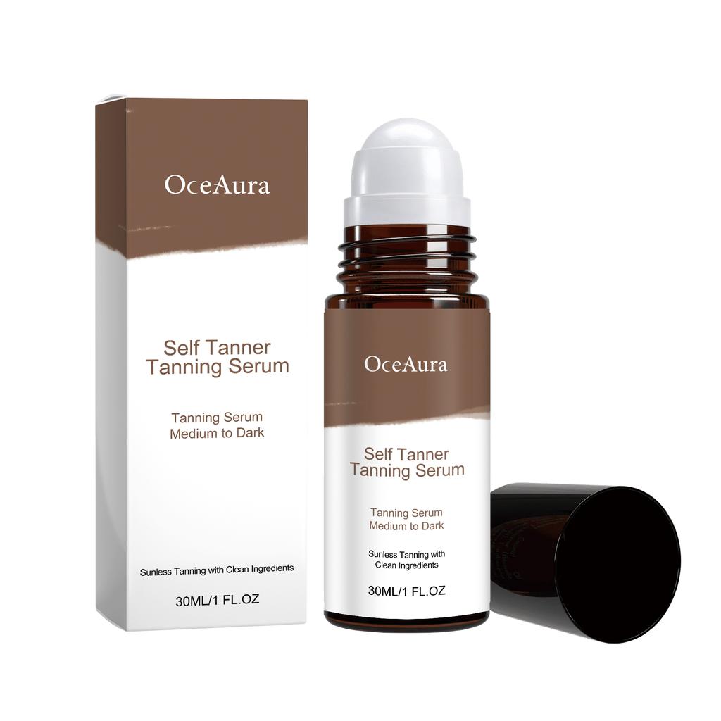 Self Tanning Roller Ball Serum - Body Tanning Oil for Natural Sunless