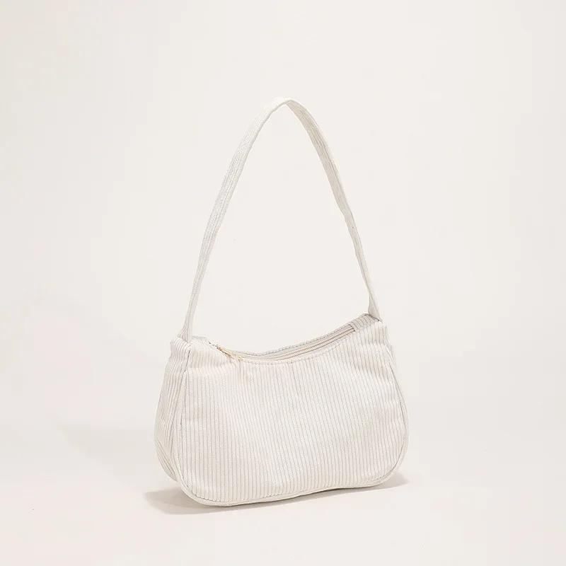 2026 Girls Women Crossbody Bags Shoulder Bags Purse Solid Color Top-Handle Bags Fashi Retro Corduroy Designer Handbags
