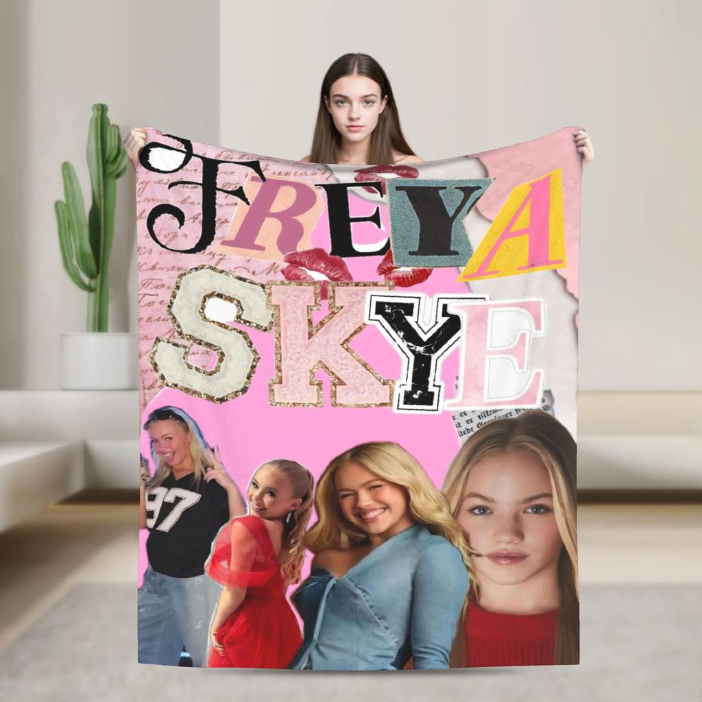 Freya Skye Singer Tour 2026 Blanket Super Soft Warm Throw Blankets for Living Room 50x60 Inches Multiple Sizes Bedspread