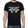 Feel Safe At Night Sleep With A Body Builder Funny Strong T-shirt Tee