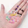 36pcs/lot Knitting Needle Stoppers Colorful Knitting Needle Hugger Stitch Needle Tip Stoppers Crocheting Knitting Project Accessories