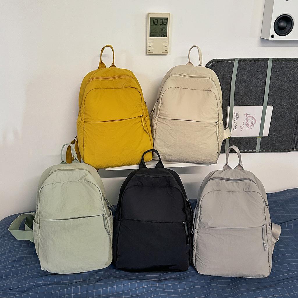 Schoolbag new trend fashion casual backpack high sense versatile student backpack daily women's bag wholesale foreign style