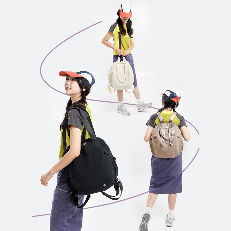 Nylon Backpack Women's Large Capacity Lightweight Schoolbag Student Travel Backpack
