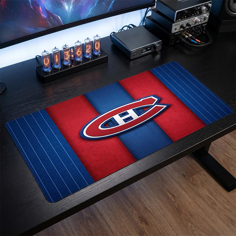 Montreal Canadiens Pattern Mousepad Anti?Slip Rubber Desk Pad For Gaming Working Desktop Decoration