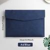 1pcs Leather A4 File Bag Waterproof Wear-resistant Ultra-large Capacity Folder Business Office School File Storage Supplies