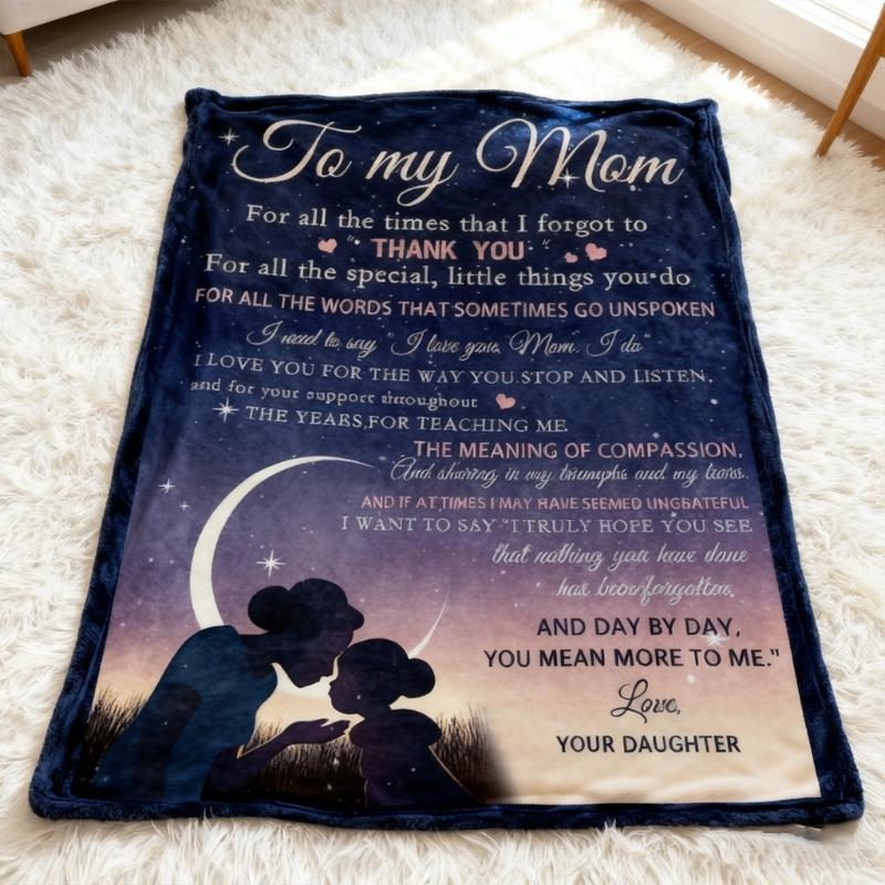 Portable Birthday Girls Blanket Lightweight Polyester Blanket Bed Decors For Travel Camping And Outdoor Activity