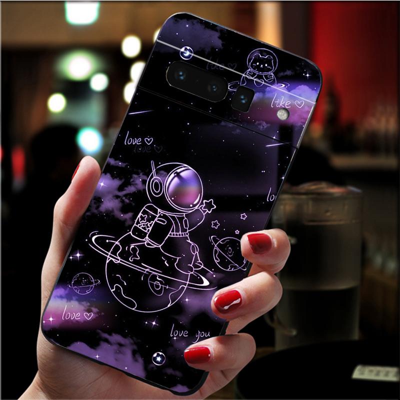 Phone Case for Google Pixel 10 9 Pro XL 9A 8 7 6 Pro Pixel 8A 7A 6A Pixel 8 7 6 5 Astronaut Art Case