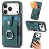 Magnetic Ring Holder Cards Solt Wallet Protective Leather Case for IPhone 17 Pro Max 16 Plus 15 14 13 12 11 Air 16E Phone Cover