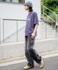 WEGO Easy Barrel Leg Painter Denim Size Denim Black Sonata Pants, Pants, Streetwear, Summer/Fall Clothes, Men's, L,