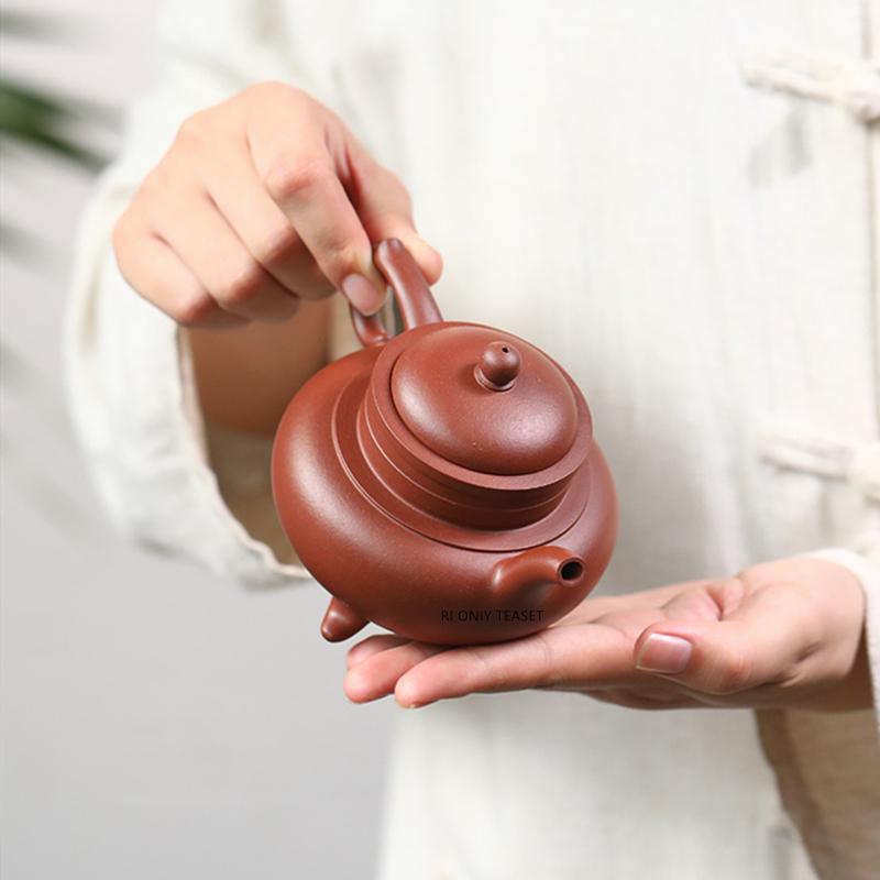 240ml Creative Yixing Purple Clay Teapots Famous Handmade Zisha Tea Pot Beauty Kettle Chinese Zisha Tea Set Teaware Collection
