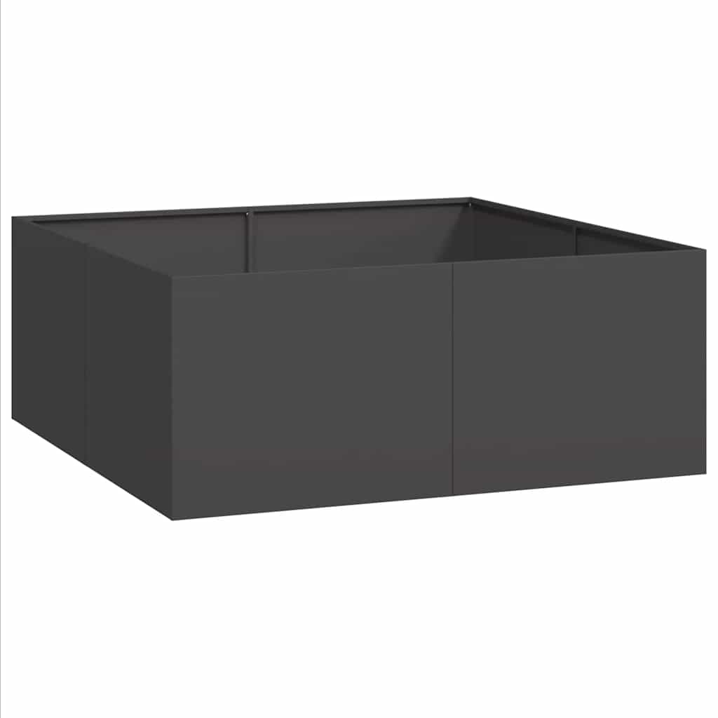 Black Pot 100X100X40 Cm Steel