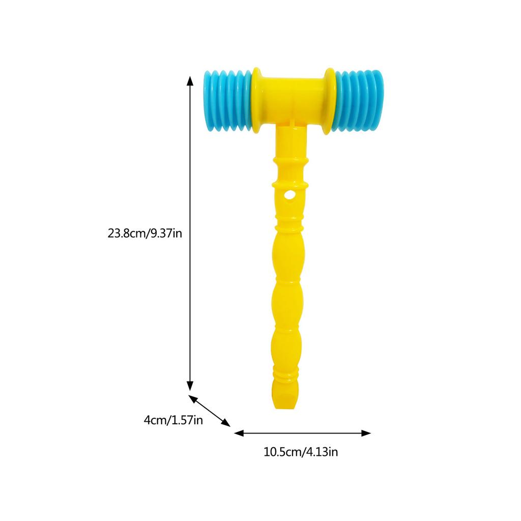 Squeaky Toy Hammer For Kids Sensory Toy Plastic Percussion Sounding Hammer Fun Play Musical Instrument