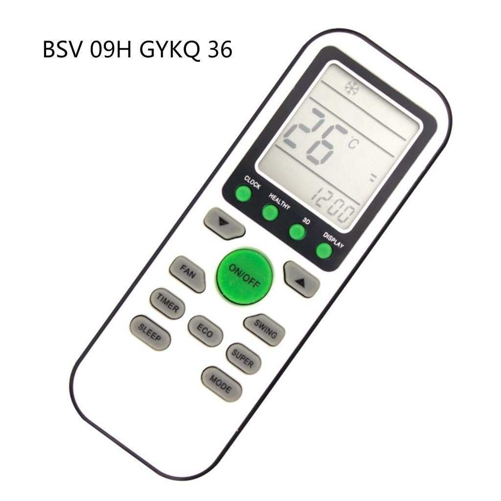 Air Conditioner Remote Control for BSV09H GYKQ36 Air Conditioner Controller Easy to Use, Compatible for Various Devices