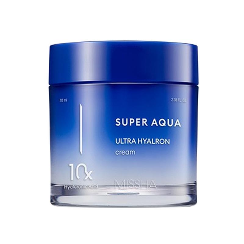 MISSHA Super Aqua Ultra Hyalon Cream Intensive Hydrating Facial Moisturizer 70ml