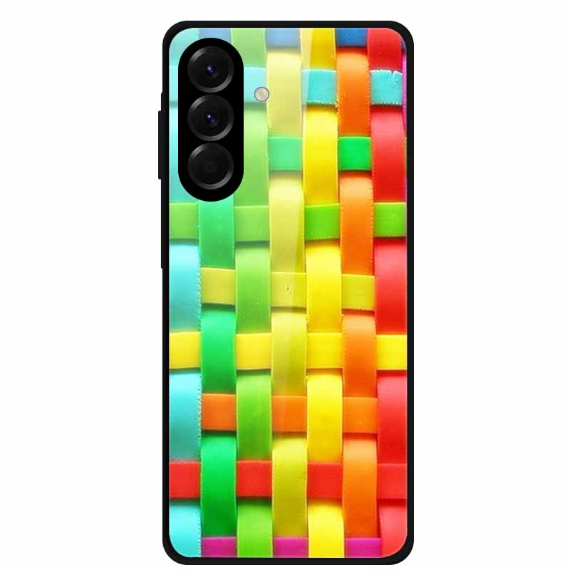 Tempered Glass Phone Case For Samsung Galaxy S24 FE Case Hard PC Back Cover Shell for Galaxy S24FE S 24 FE 5G Hard Covers Flower