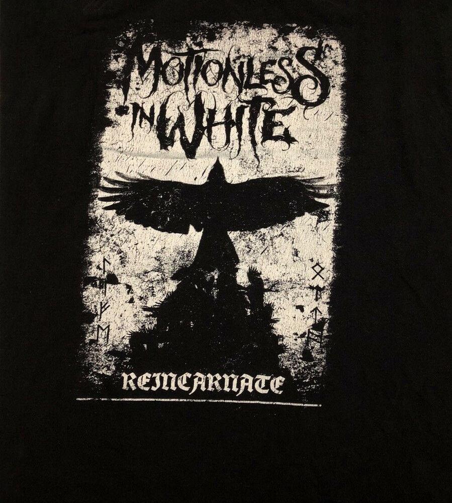 SALE Motionless In White Band Men T-shirt Black Cotton All Sizes S-5XL Unisex T-Shirt S