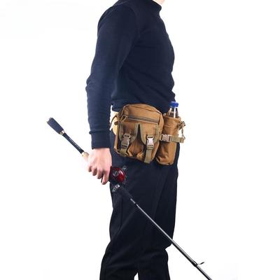 Cintura da pesca in vita impermeabile borsa da campeggio da corsa attrezzatura Oxford spinning mulinello invernale scatola di copertura protettiva accessorio custodia Molle