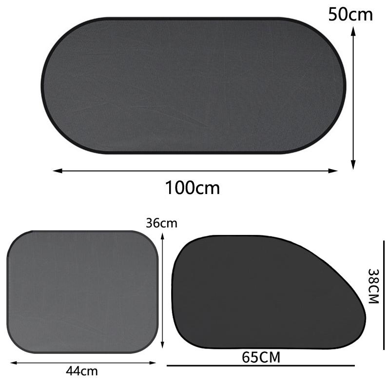 1-5Pcs Universal Car Sunshades Foldable Auto Side Window Rear Windscreen Mesh Sunshade Cover Car Windshield Accessories Exterior