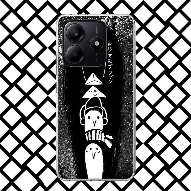 

Oyasumi Punpun Phone Case for Xiaomi Redmi Note 15 14 14S 13 12 12S 11 Pro Plus 11E 11T 11S 10S 5G Soft Cover Fundas Redmi Note Redmi Note 12 4G