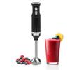 Elegance Mixeur Plongeant, Pied Mélangeur Amovible, Lames En Acier Inoxydable Briebe HB1173BLK 600W Noir 04155