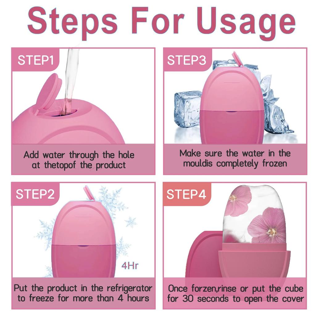 Ice Roller for Face and Eye Facial Beauty Ice Roller Skin Care Tools Ice Facial Cube Gua Sha Beauty SPA SkinCare Face Massager