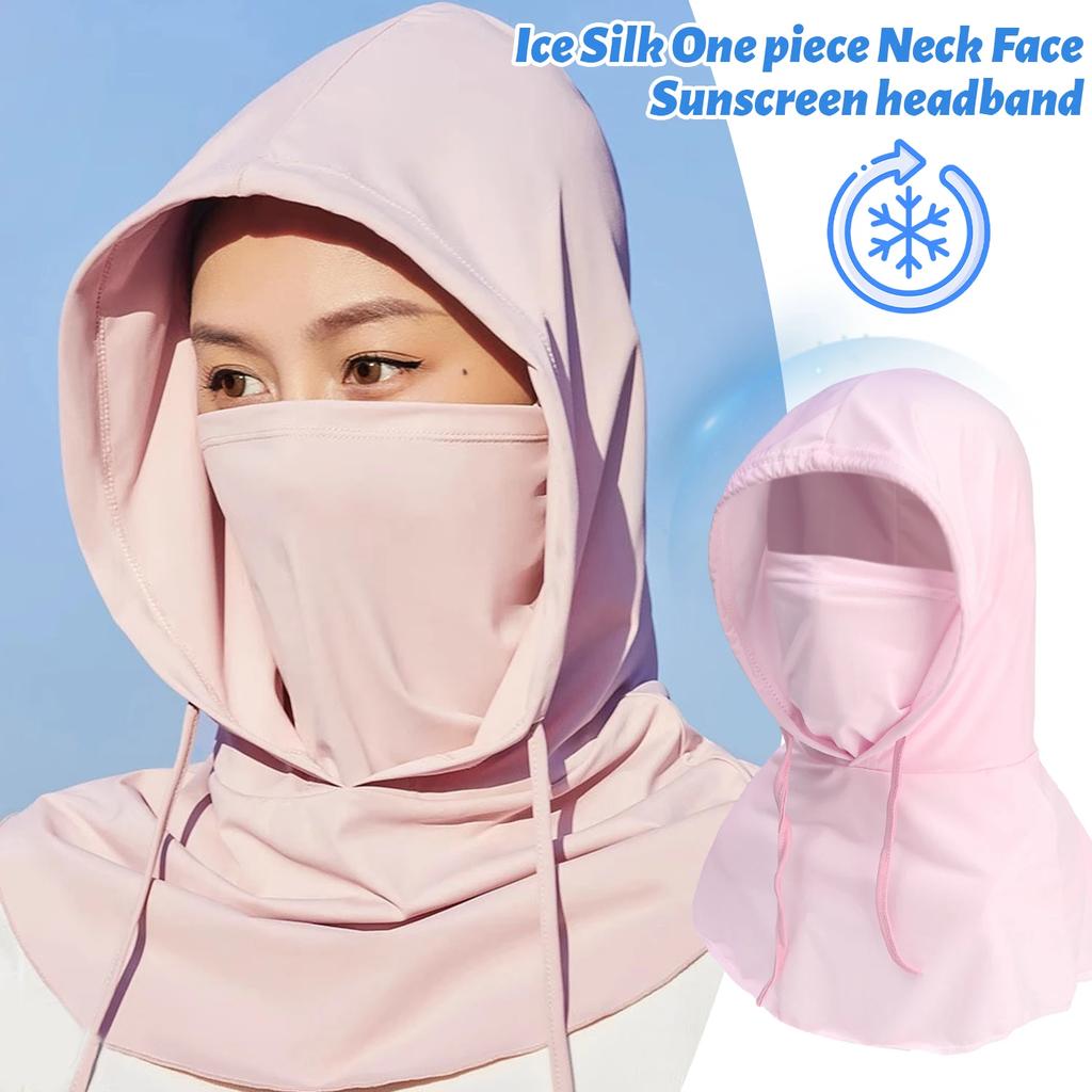 Women Anti-UV Face Mask Balaclava Sunhat Sun Protection Breathable Full Neck Hood Covers Outdoor Summer Cycling Fishing Hiking