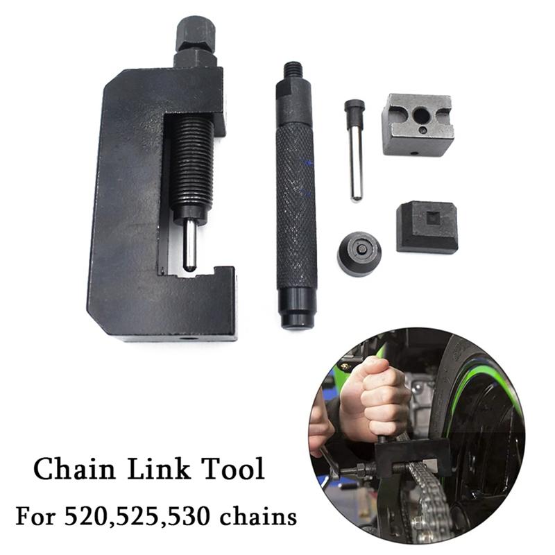 Tools Chain Riveter Punching Chain Link Installation 520/525/530/Oil Seal Chain Disassembling Tool Motorcycle Accessories