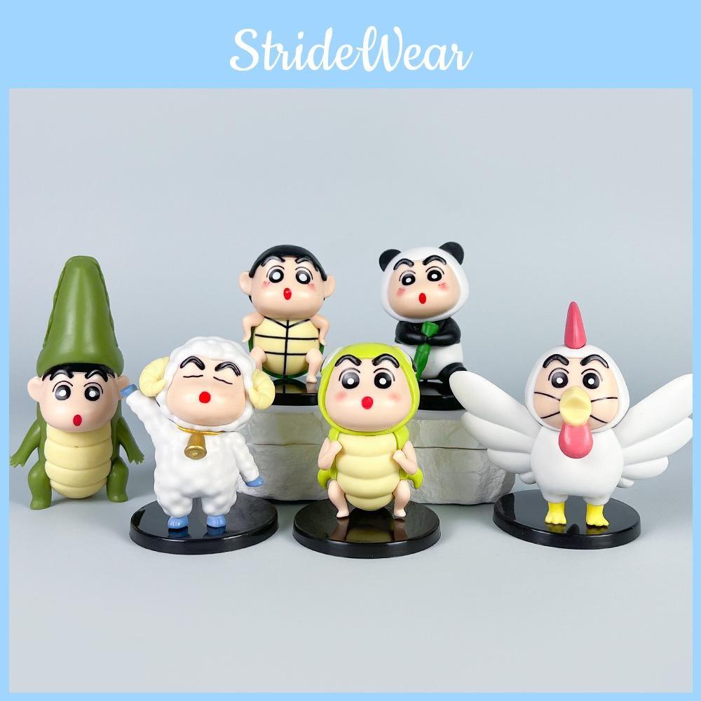 Pvc Crayon Shinchan Action Figures Model Toys Desktop Decoration Gifts Kids