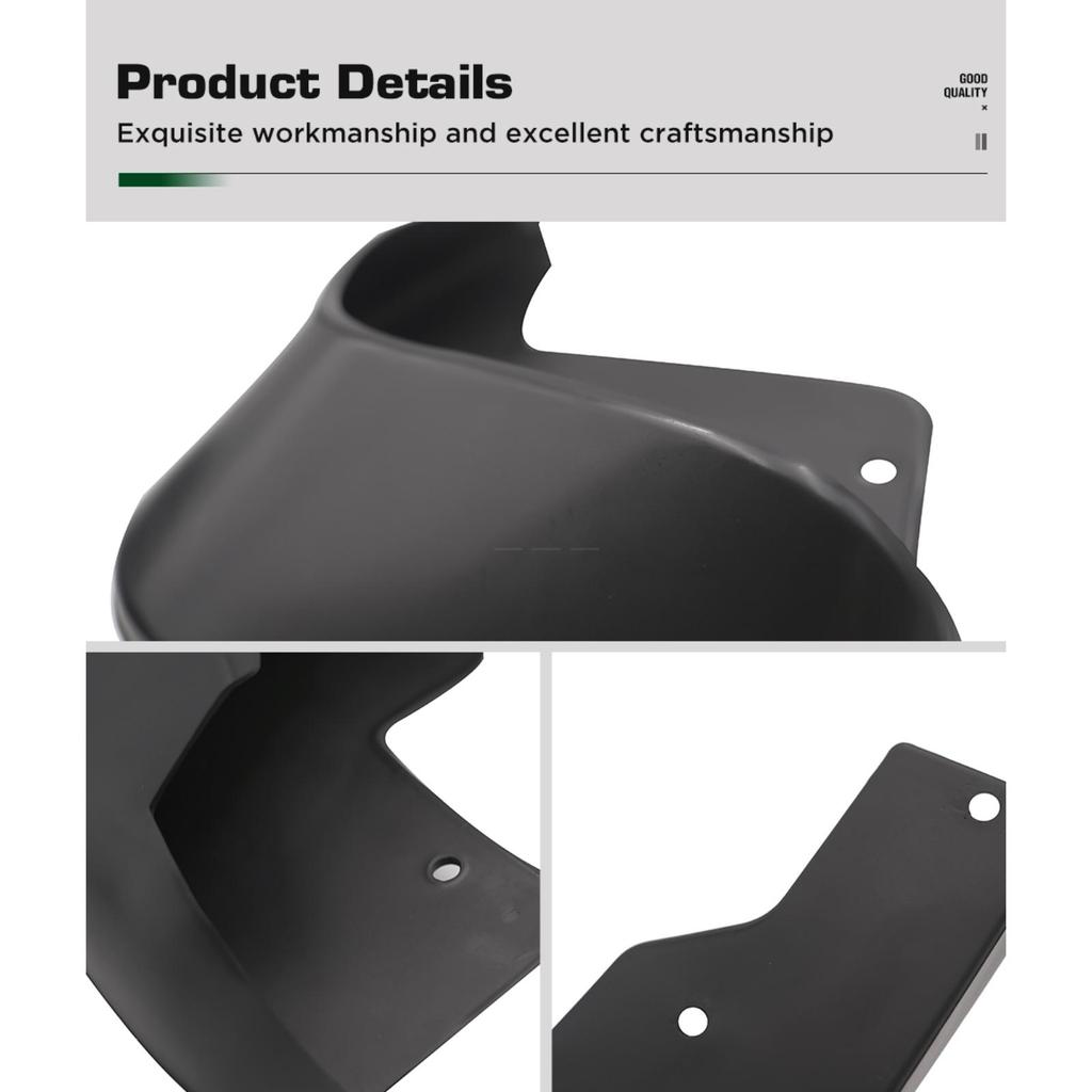 4PCS Mudguards Car Mud Flaps Compatible with Peugeot 206 1998-2012 2006 2007 2008 2009 2010 2011