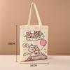 Custom Logo Eco-Friendly Canvas Tote Bag for Business Advertising