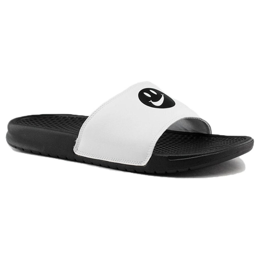 Nike Jdi Black White Smiling Face Slippers 'Black White' 631261-018