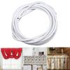 1 Satz PVC Stahl Fensterkordel Kabel Netz Weiß Vorhangschiene Draht Langlebig Vorhangfederseil