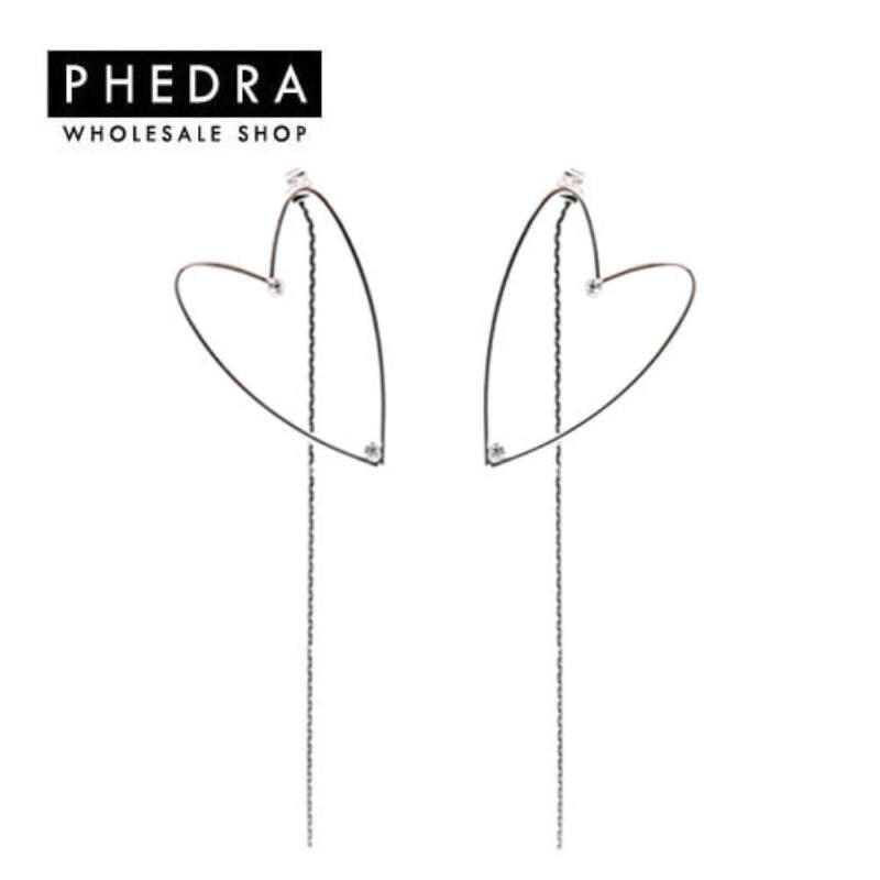 

Women s Silver Cubic Stone Earrings A25193_ONECOLOR