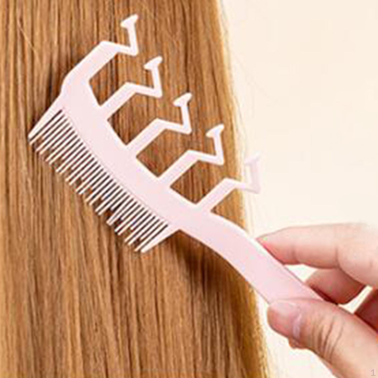 

Wide Comb Seam ,Portable Curly Hair Styling ,Hair Detangling ,for Home Use ,Salon розовый