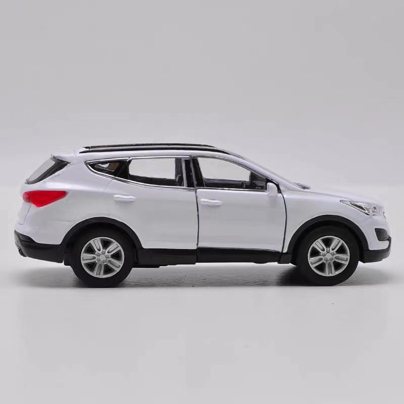 

1/36 Hyundai SUV, модель автомобиля из сплава TUCSON SANTAFE IX35, литье под давлением, имитация металла, коллекция моделей, игрушечный автомобиль в подарок