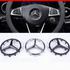 1pcs 52mm 57mm Car Steering Wheel Badge Emblem Sticker Mercedes Benz Amg W204 W205 W212 W213 W221 W177 W246 GLA GLC CLA A Class