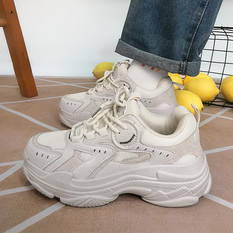 

Fashion New Men s Sneakers Fashion Versatile Casual Shoes Outdoor Wear resistant and Anti slip Couple s Same Style Sports Running Shoes 44 бежевый