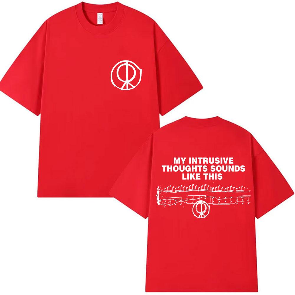 ROSALIA Meine aufdringlichen Gedanken klingen wie Tour 2025 Druck T-Shirt Männer Frauen Popmusik Mode T-Shirt Streetwear