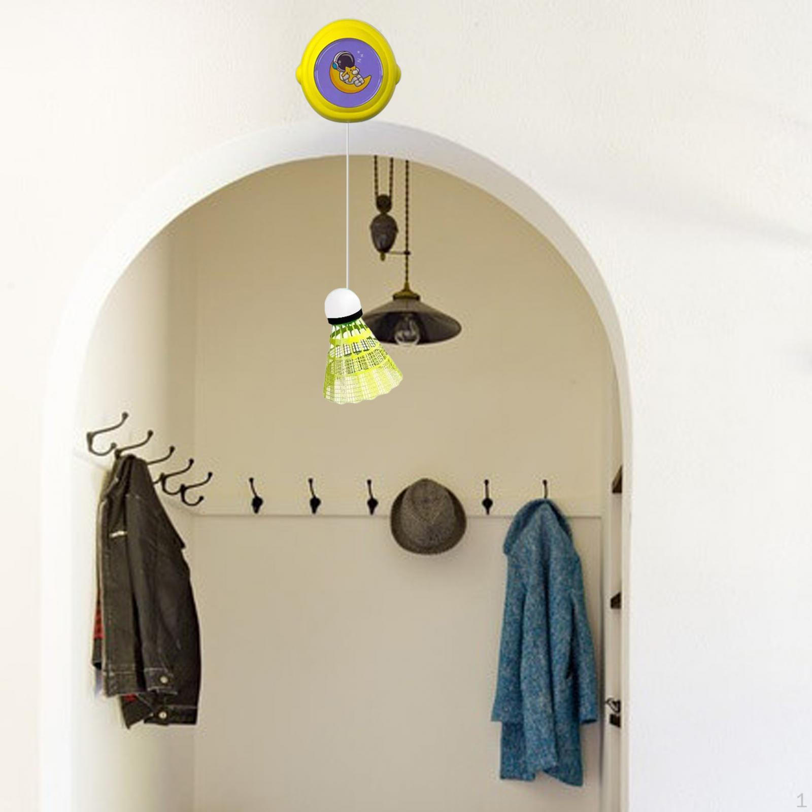 

Інструмент для індивідуальних тренувань з бадмінтону для домашнього фітнесу жовтий