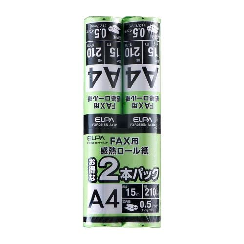 

ELPA FAX roll paper inch A4 15m 2P 0.5 FXR0515N-A42P